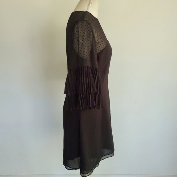 Keepsake the Label Horizons Dotted Black Mini Dress - Picture 9 of 11